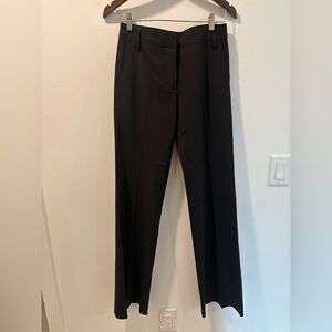 KA7 Wool Black Flare Business Women's Pants